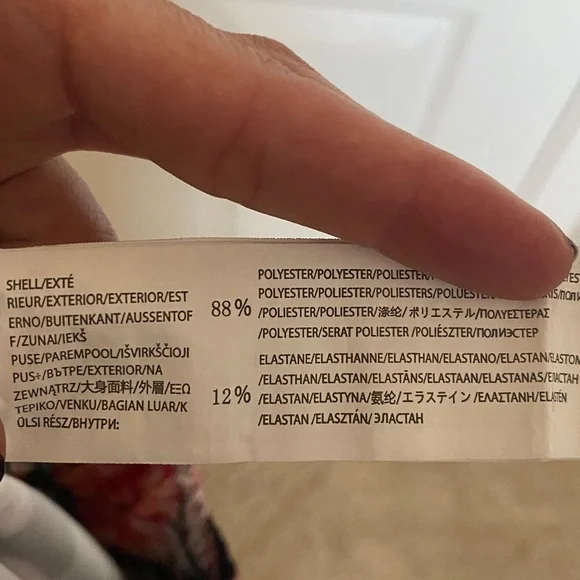 Mink PinkTropical Print Leggings - Picture 6 of 9